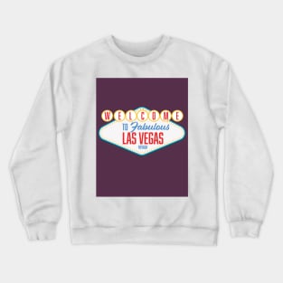 Welcome to Las Vegas Nevada retro logo. Crewneck Sweatshirt